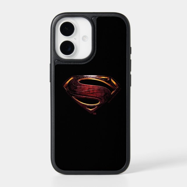 Justice League | Metallic Superman Symbol Otterbox iPhone Case (Back)
