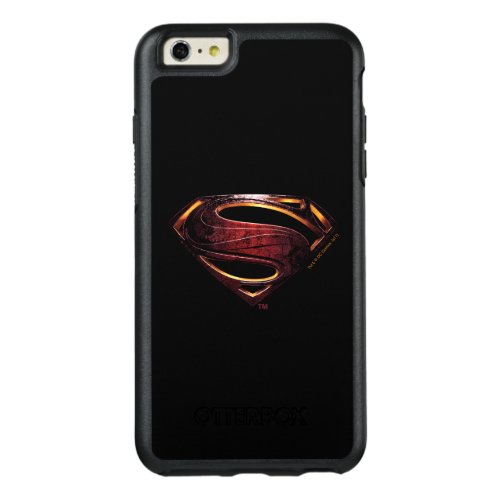 Justice League  Metallic Superman Symbol OtterBox iPhone 66s Plus Case