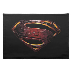 Justice League Metallic Superman Symbol Placemat