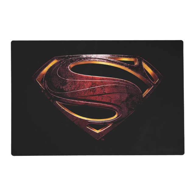 Justice League | Metallic Superman Symbol Placemat (Front)