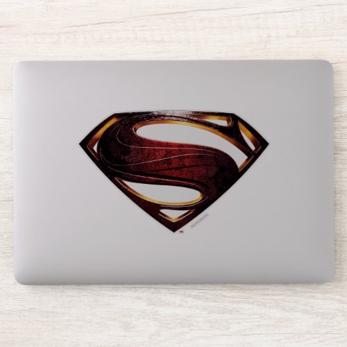 Justice League  Metallic Superman Symbol Sticker