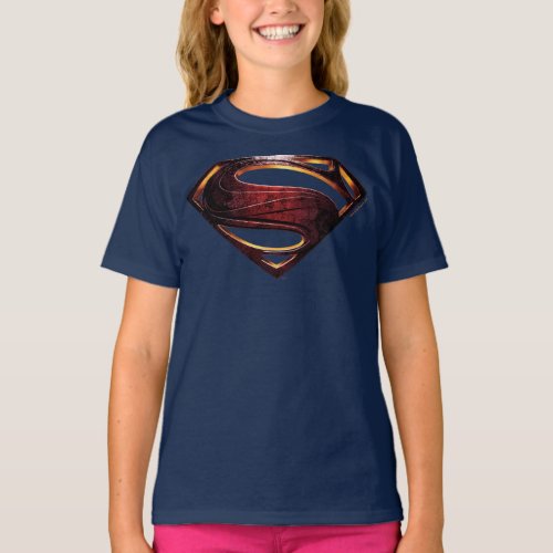 Justice League  Metallic Superman Symbol T_Shirt