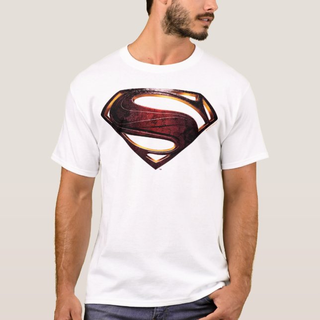 Justice League | Metallic Superman Symbol T-Shirt (Front)