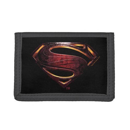 Justice League  Metallic Superman Symbol Tri_fold Wallet