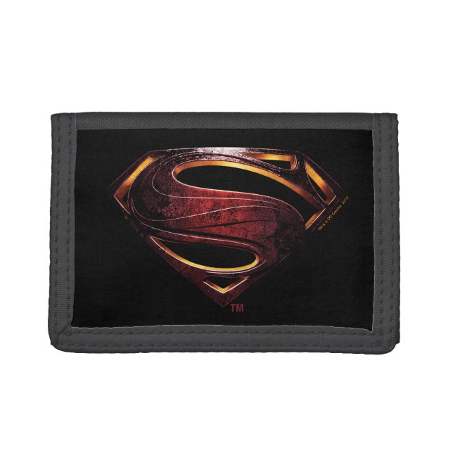 Justice League | Metallic Superman Symbol Tri-fold Wallet (Front)