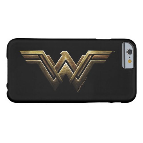 Justice League  Metallic Wonder Woman Symbol Barely There iPhone 6 Case