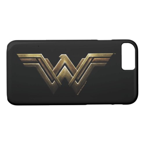 Justice League  Metallic Wonder Woman Symbol iPhone 87 Case