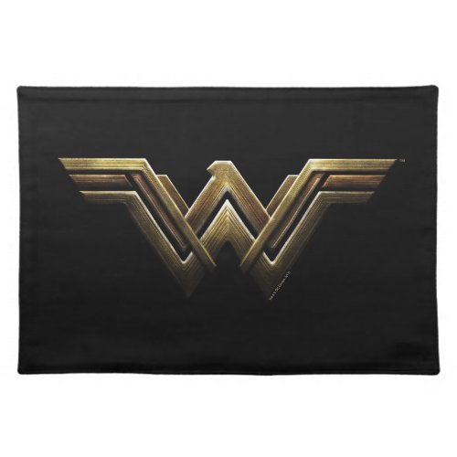 Justice League  Metallic Wonder Woman Symbol Cloth Placemat