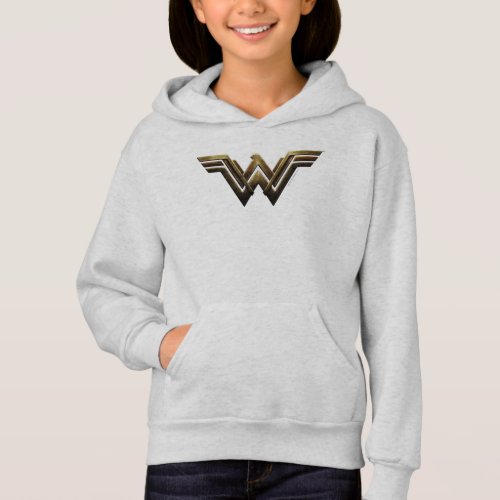 Justice League  Metallic Wonder Woman Symbol Hoodie