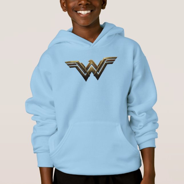 Justice League | Metallic Wonder Woman Symbol Hoodie (Front)