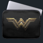 Justice League | Metallic Wonder Woman Symbol Laptop Sleeve<br><div class="desc">This is Wonder Woman's gold metallic symbol from the Justice League movie.</div>