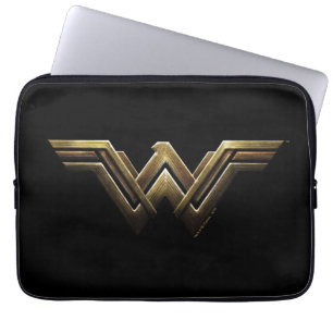 Justice League Metallic Wonder Woman Symbol Laptop Sleeve