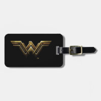 Justice League | Metallic Wonder Woman Symbol Luggage Tag