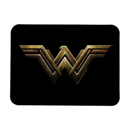 Justice League  Metallic Wonder Woman Symbol Magnet