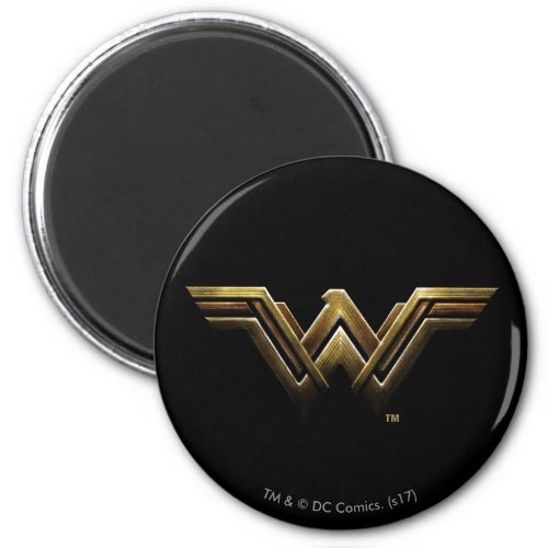 Justice League  Metallic Wonder Woman Symbol Magnet