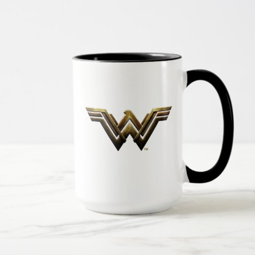 Justice League  Metallic Wonder Woman Symbol Mug