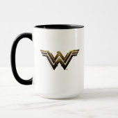 Justice League | Metallic Wonder Woman Symbol Mug (Left)