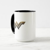 Justice League | Metallic Wonder Woman Symbol Mug (Front Left)