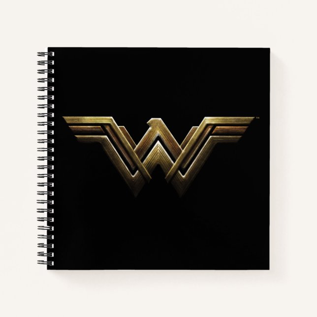 Justice League | Metallic Wonder Woman Symbol Notebook (Front)