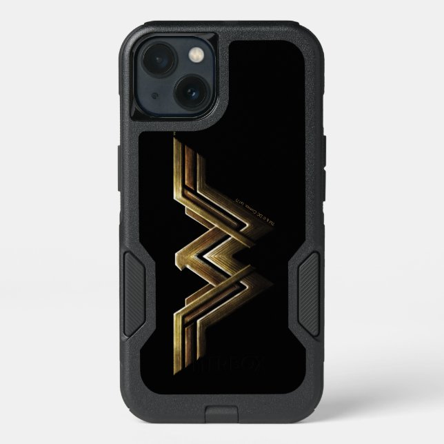 Justice League | Metallic Wonder Woman Symbol Otterbox iPhone Case (Back)