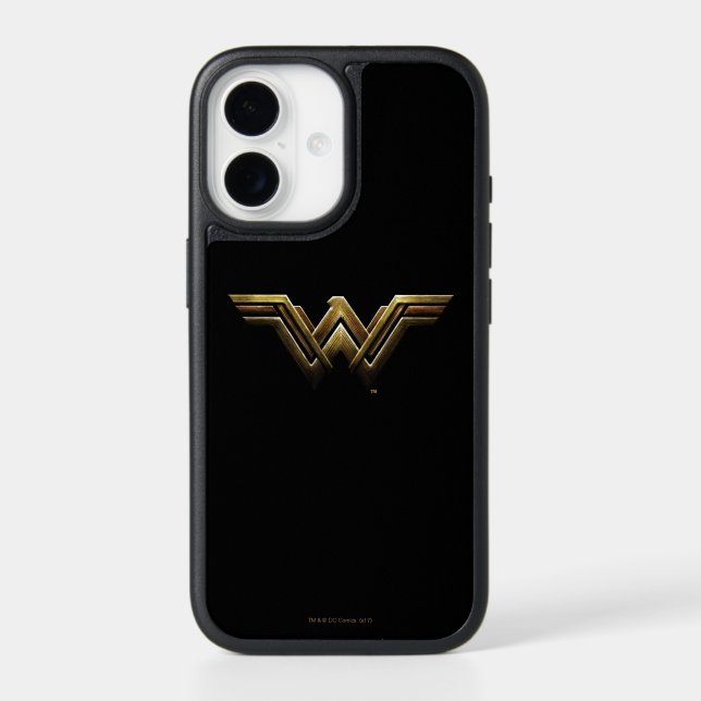 Justice League | Metallic Wonder Woman Symbol Otterbox iPhone Case (Back)
