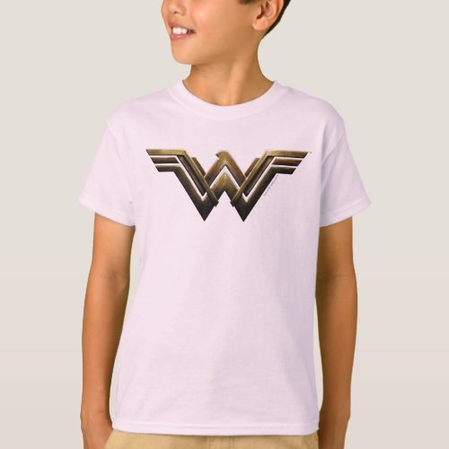 Justice League  Metallic Wonder Woman Symbol T_Shirt