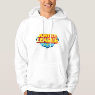 Justice League Name and Shield Logo Hoodie