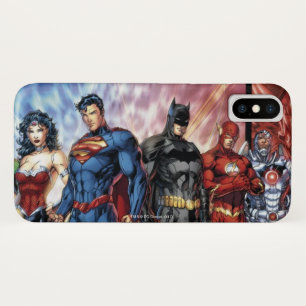 Justice League New 52 Justice League Line Up iPhone X Case