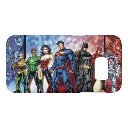 Justice League  New 52 Justice League Line Up Samsung Galaxy S7 Case