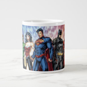 Justice League New 52 Justice League Line Up Giant Coffee Mug