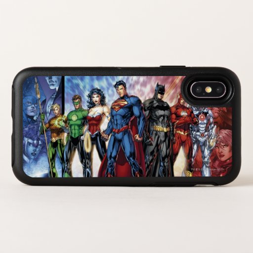 Justice League | New 52 Justice League Line Up OtterBox Symmetry iPhone X Case