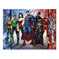 Justice League | New 52 Justice League Line Up Postcard