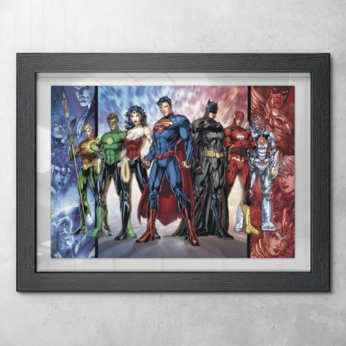 Justice League  New 52 Justice League Line Up Poster