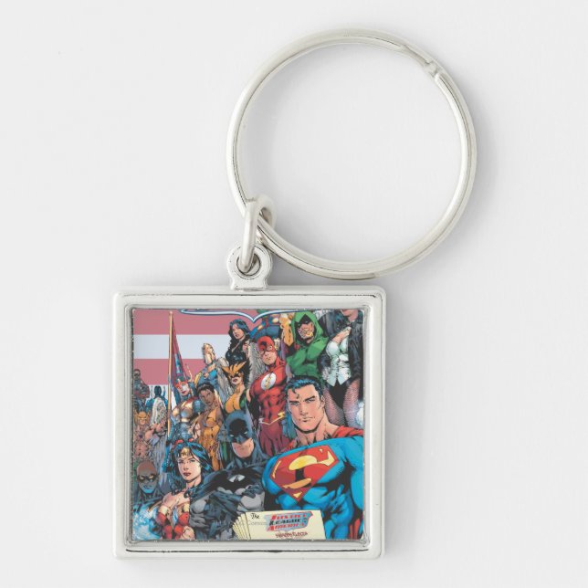 Justice League of America First Issue Keychain (Front)