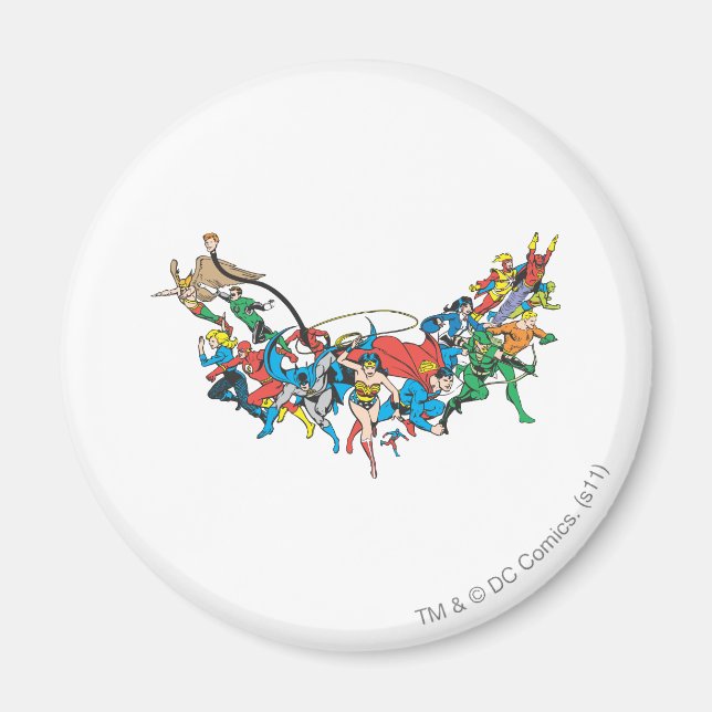 Justice League of America Group 2 Magnet (Front)