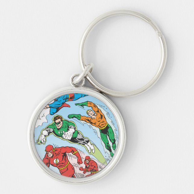 Justice League of America Group 3 Keychain (Front)