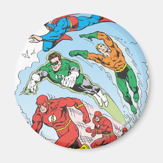 Justice League of America Group 3 Magnet (Front)