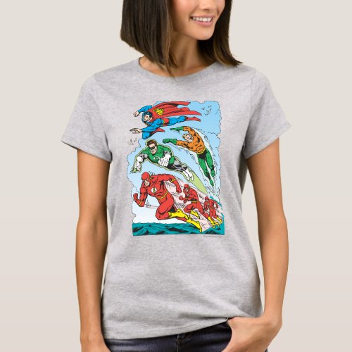 Justice League of America Group 3 T_Shirt