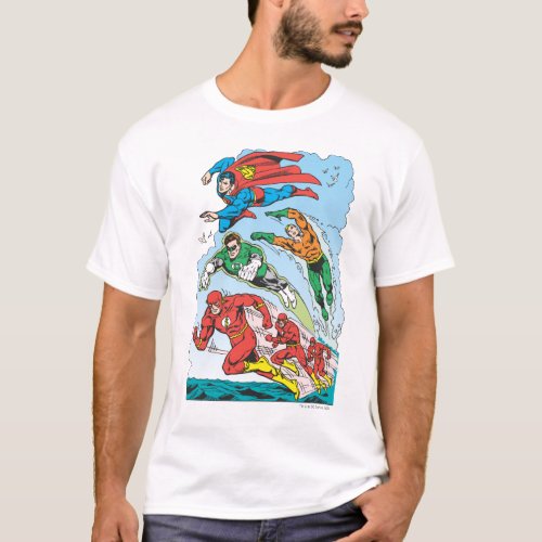 Justice League of America Group 3 T_Shirt