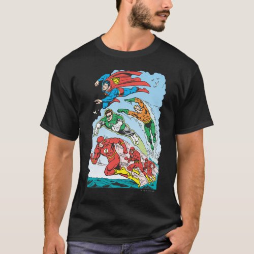 Justice League of America Group 3 T_Shirt