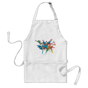 Justice League of America Group 4 Adult Apron