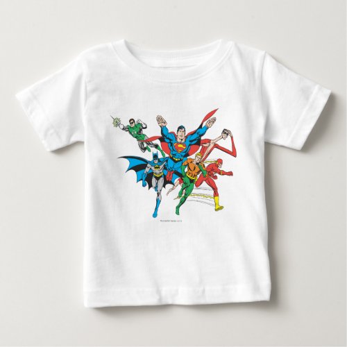 Justice League of America Group 4 Baby T_Shirt