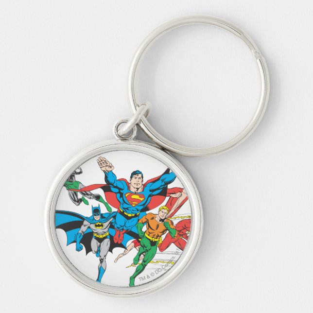 Justice League of America Group 4 Keychain (Front)