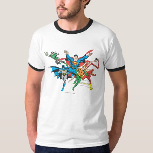 Justice League of America Group 4 T_Shirt