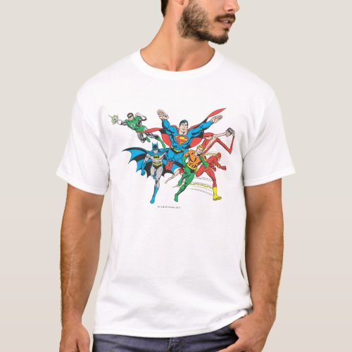 Justice League of America Group 4 T_Shirt