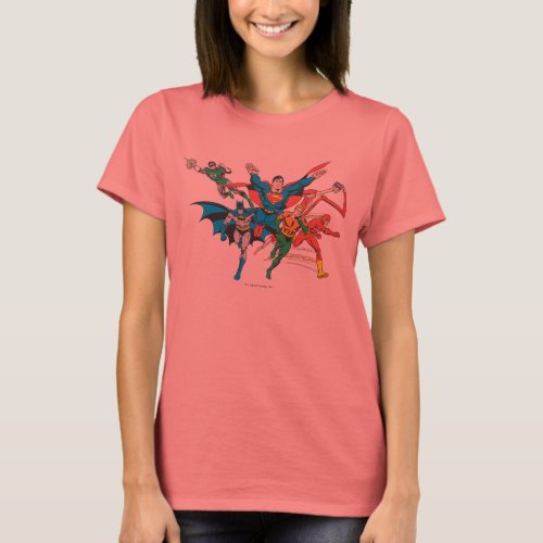 Justice League of America Group 4 T_Shirt