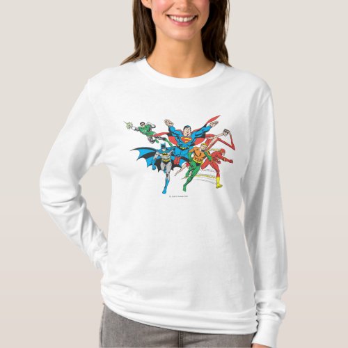 Justice League of America Group 4 T_Shirt