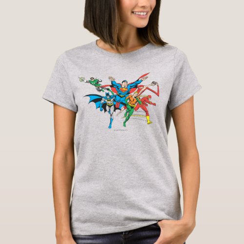 Justice League of America Group 4 T_Shirt