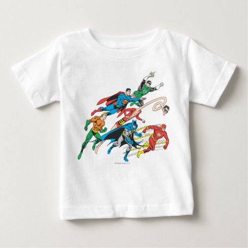 Justice League of America Group 5 Baby T_Shirt