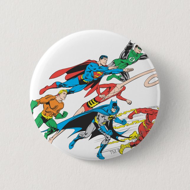 Justice League of America Group 5 Button (Front)